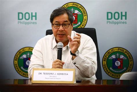 doh mission and vision|Dr. Teodoro Herbosa, Secretary of the Department of Health.